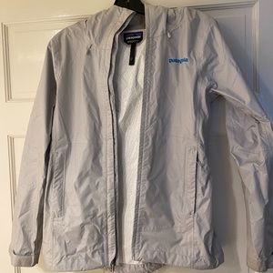 Women's Gray Patagonia Rain Jacket Size XS